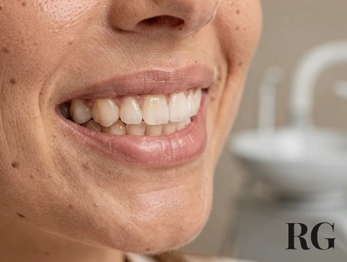 Natural finished smile Sonrisa terminada con acabado natural y bordes suaves en una valoración estética